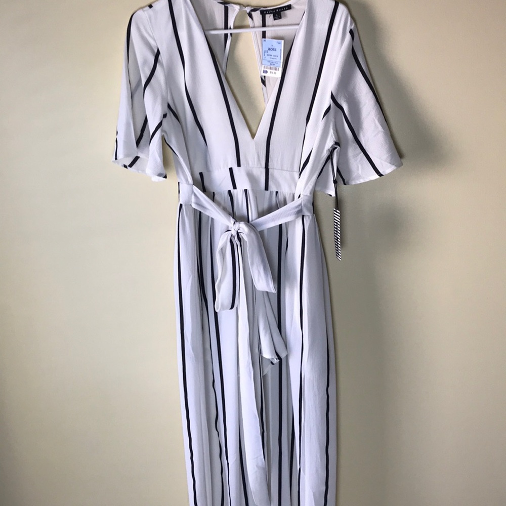 Striped romper